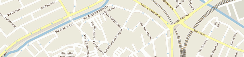 Mappa della impresa firenze moda srl a FOLIGNO