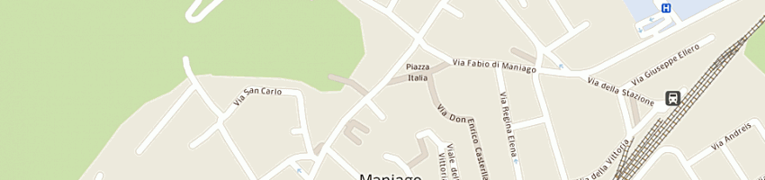 Mappa della impresa d'aurizio sas di d'aurizio filippo e c a MANIAGO