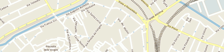 Mappa della impresa palumbo renato a FOLIGNO