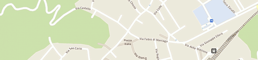 Mappa della impresa polesel a MANIAGO