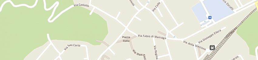 Mappa della impresa norio catia - cash collant- a MANIAGO