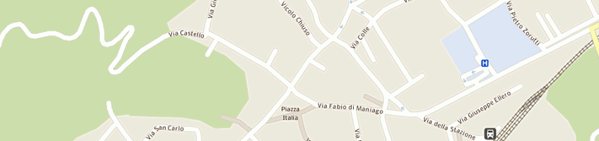 Mappa della impresa tecnica sas servizi immobiliari di rossi ilenia e c a MANIAGO