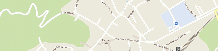 Mappa della impresa maglificio mazzonetto spa a MANIAGO