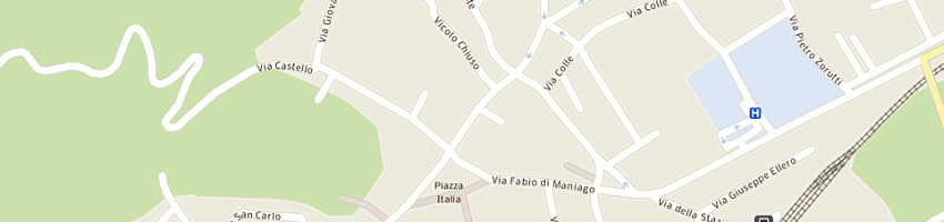Mappa della impresa friulmoquette (snc) a MANIAGO