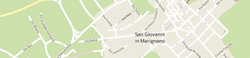 Mappa della impresa vagnini paolo a SAN GIOVANNI IN MARIGNANO