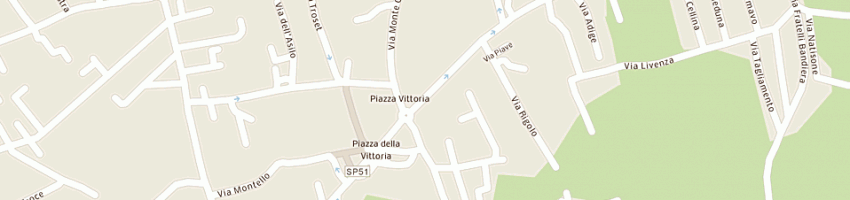 Mappa della impresa al crostino di fabbro roberto a CORDENONS