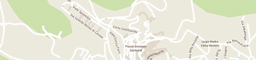 Mappa della impresa carnevali liviana a ROCCA DI PAPA