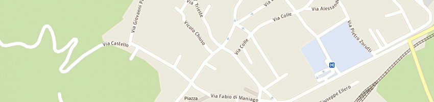 Mappa della impresa banca di cividale spa a MANIAGO