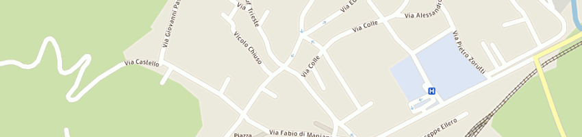 Mappa della impresa giotto monique a MANIAGO