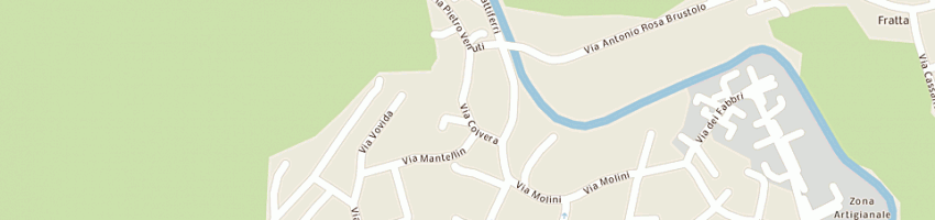 Mappa della impresa vipam a MANIAGO