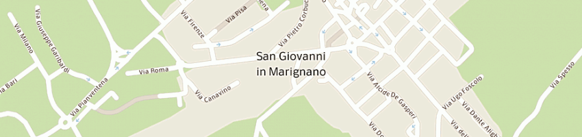Mappa della impresa elettrica marignanese di sartori giancarlo e c snc a SAN GIOVANNI IN MARIGNANO