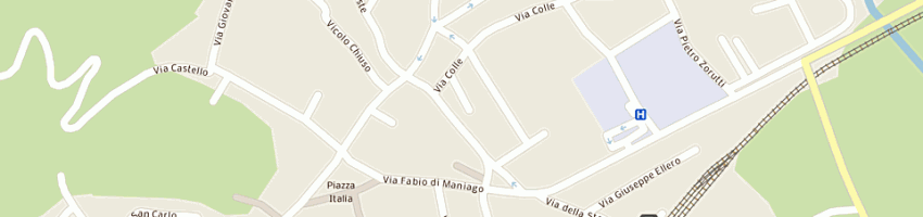 Mappa della impresa friul alba di pustina amir a MANIAGO