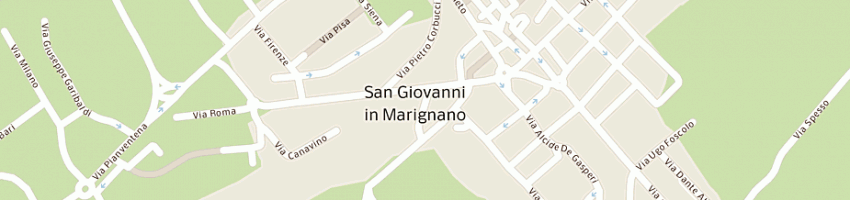 Mappa della impresa extra service di giovannini giuseppe e c snc a SAN GIOVANNI IN MARIGNANO