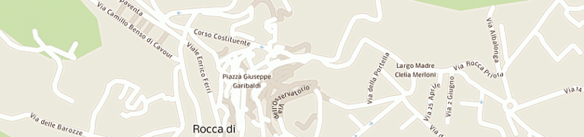 Mappa della impresa basili augusto a ROCCA DI PAPA