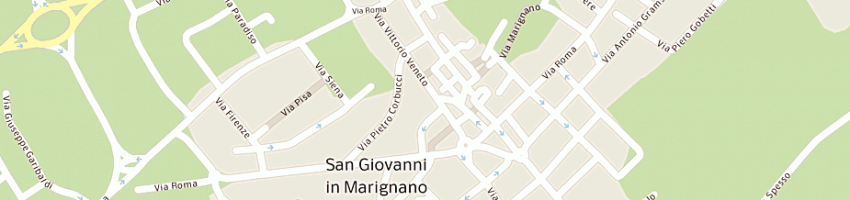 Mappa della impresa ottica santa lucia a SAN GIOVANNI IN MARIGNANO