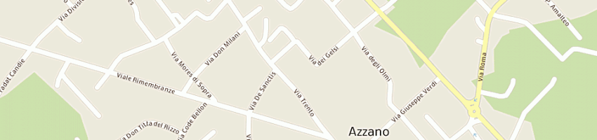 Mappa della impresa frison carla a AZZANO DECIMO