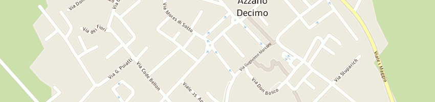 Mappa della impresa moda uno di bottos sara e c snc a AZZANO DECIMO