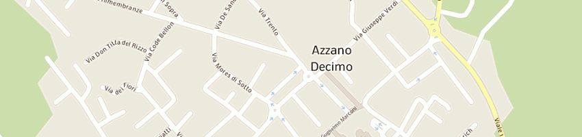 Mappa della impresa fruit service di fochesato dario a AZZANO DECIMO