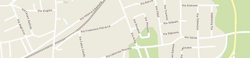Mappa della impresa odibi srl a MANIAGO