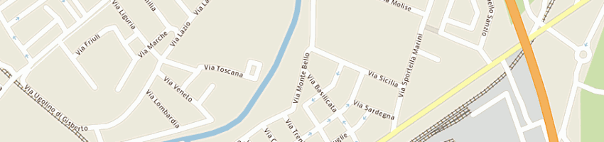 Mappa della impresa fabbricini f e g e c (snc) a FOLIGNO