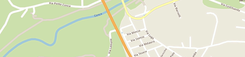 Mappa della impresa rc confezioni di campagna antonio a CATTOLICA
