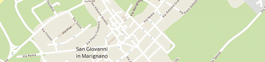 Mappa della impresa agenzia d'affari prisma snc a SAN GIOVANNI IN MARIGNANO