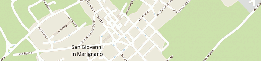 Mappa della impresa gelateria caffetteria roma a SAN GIOVANNI IN MARIGNANO