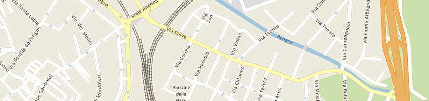 Mappa della impresa vitiani bruno a FOLIGNO