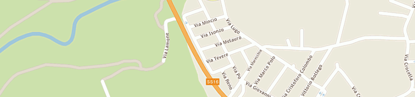 Mappa della impresa conti fausto a CATTOLICA
