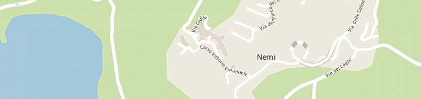 Mappa della impresa locanda specchio di diana srl a NEMI