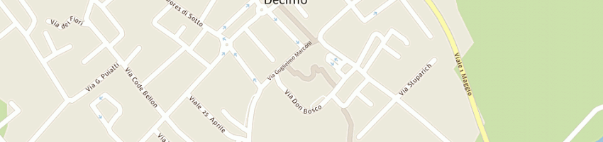 Mappa della impresa magazzini mb di boz michele john e c sas a AZZANO DECIMO