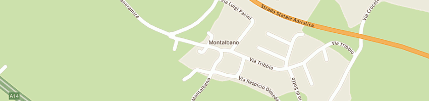 Mappa della impresa circolo arci a SAN GIOVANNI IN MARIGNANO