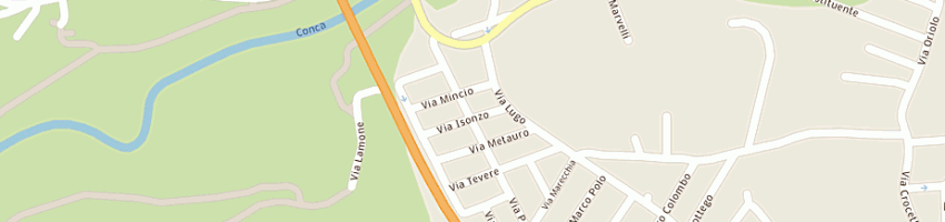 Mappa della impresa ciulla antonio a CATTOLICA