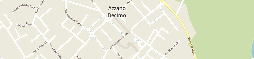 Mappa della impresa profumeria vogue di gasparotto loretta e c snc a AZZANO DECIMO
