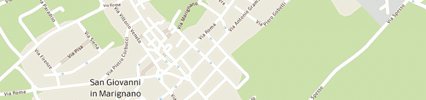 Mappa della impresa sartori e borgognoni a SAN GIOVANNI IN MARIGNANO