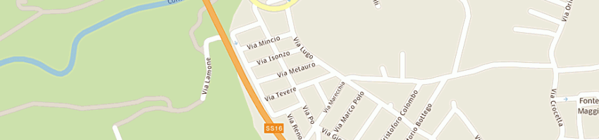 Mappa della impresa donati luciano a CATTOLICA