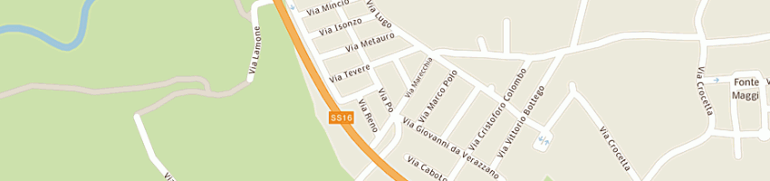 Mappa della impresa toccacieli maurizio a CATTOLICA