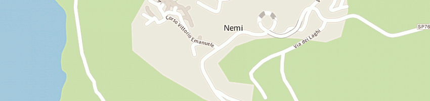 Mappa della impresa nemus flora di cavaterra federica a NEMI