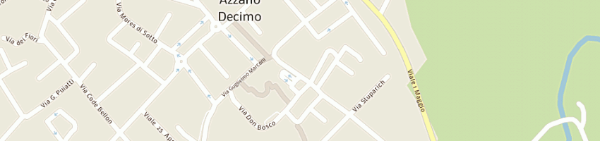 Mappa della impresa gobbato franco -gf assicurazioni - a AZZANO DECIMO