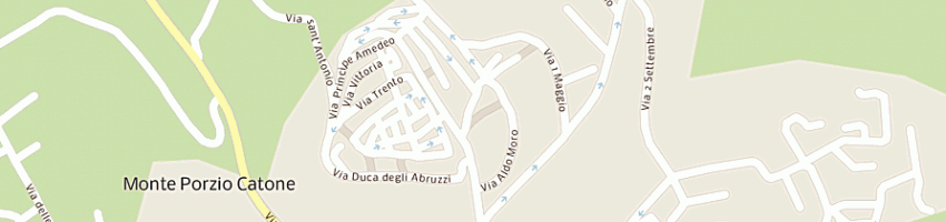 Mappa della impresa eurospesa 2001 srl a MONTE PORZIO CATONE