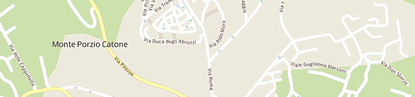 Mappa della impresa bar pasticceria roma di santi e adami sas a MONTE PORZIO CATONE