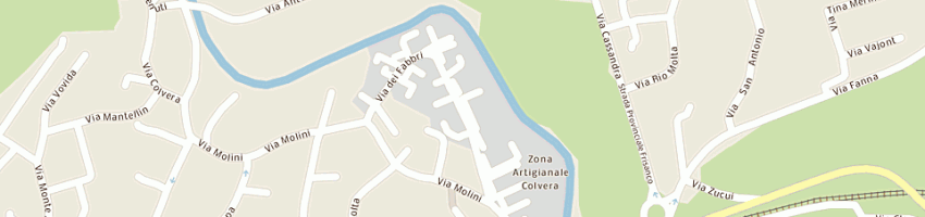 Mappa della impresa wictor srl a MANIAGO