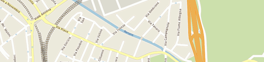 Mappa della impresa tecnocostruzioni srl a FOLIGNO