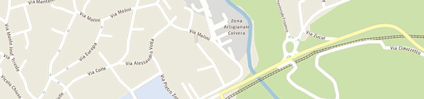 Mappa della impresa piva angelo snc a MANIAGO