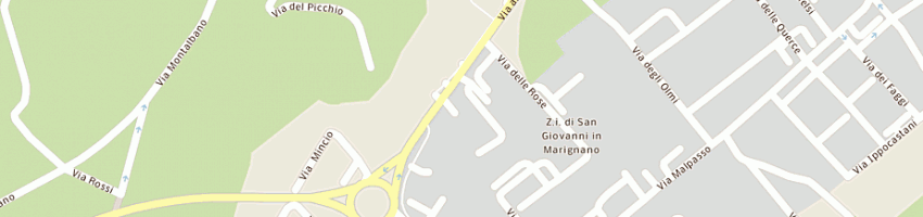 Mappa della impresa diffusione tessile srl a SAN GIOVANNI IN MARIGNANO