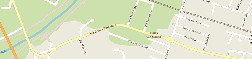 Mappa della impresa pressing italia srl a CATTOLICA