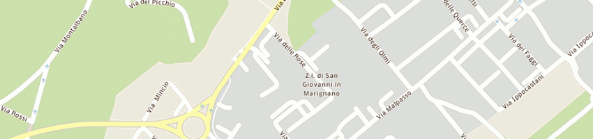Mappa della impresa industria sedie italiana srl a SAN GIOVANNI IN MARIGNANO