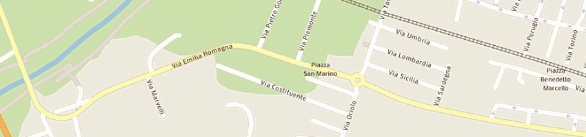 Mappa della impresa cecchini giorgio-bernardini e gaia snc a CATTOLICA