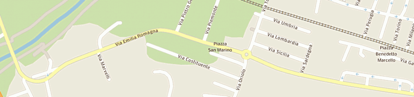 Mappa della impresa carrozzeria gran turismo a CATTOLICA