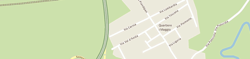 Mappa della impresa vecchio lino a FIUME VENETO